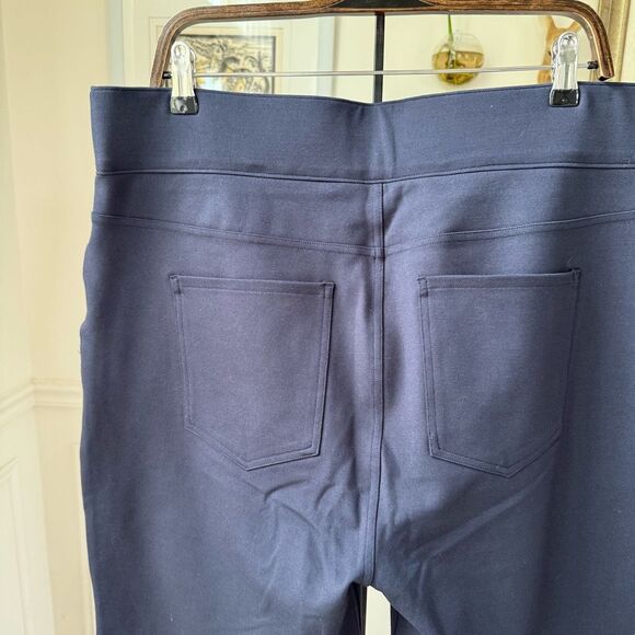 NWT SPANX Perfect Pants Ankle 4 Pocket Classic Navy Blue $128 3X - Picture 4 of 7